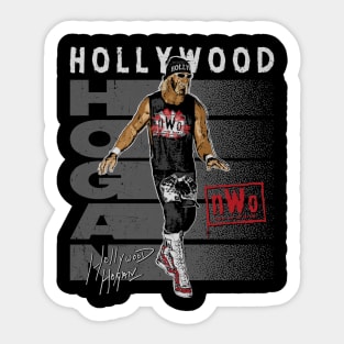 Hulk Hogan Hollywood Name Bars Sticker